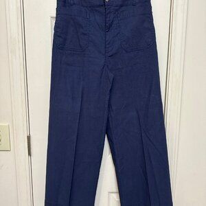 Womens Anthropologie Navy Pants Size 31